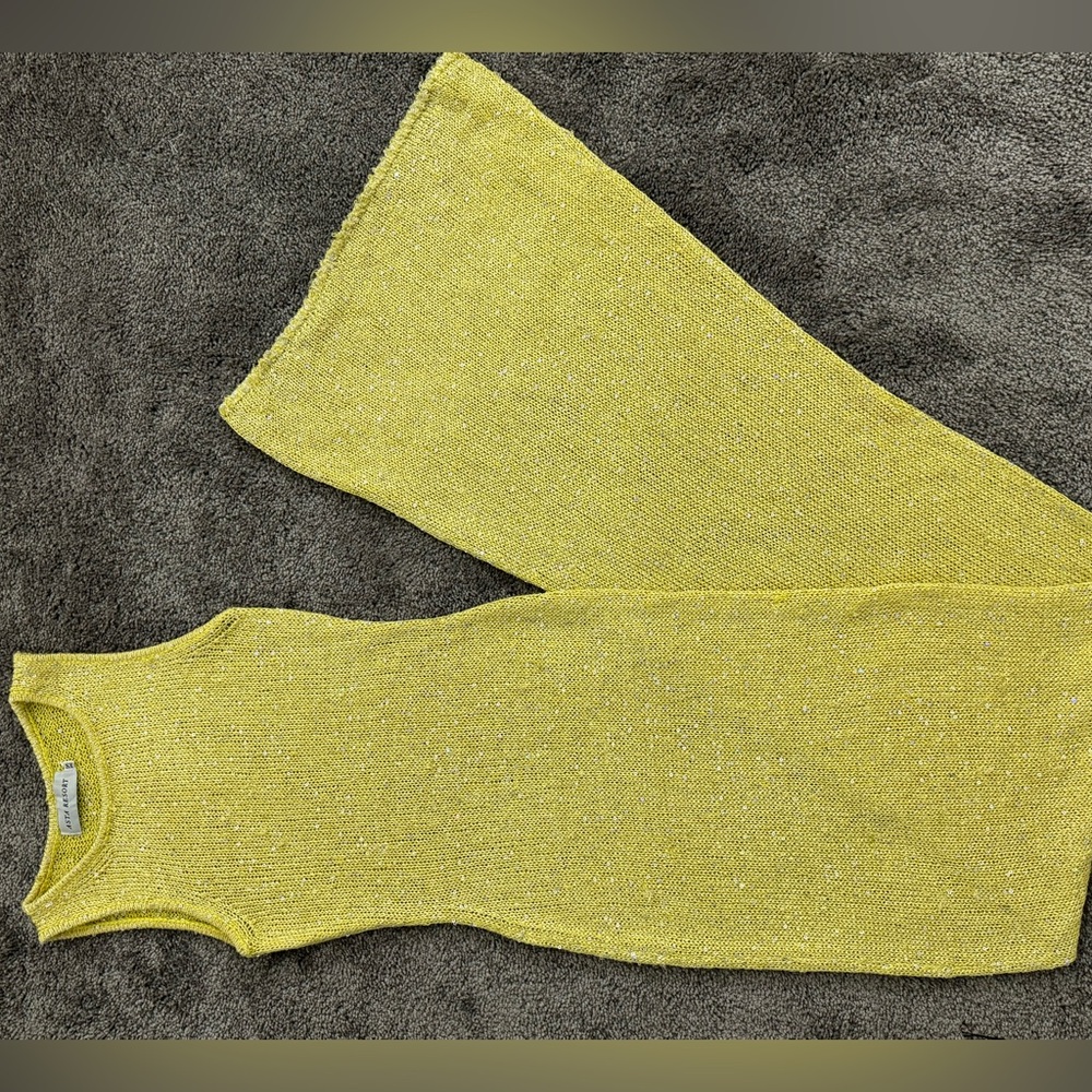 ASTA resort Natalia Dress - Chartreuse Sequin - Picture 7 of 8